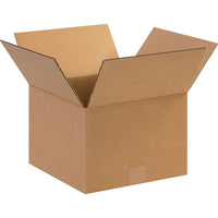 Staples Corrugated Shipping Box - 12" L x 12" W x 8" H - Kraft - 25 Pack-Brown/Kraft