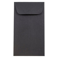 JAM Paper Enveloppes à monnaie no 5,5, 3 1/8 x 5 1/2 po, noir, 500/paquet-Enveloppes à monnaie