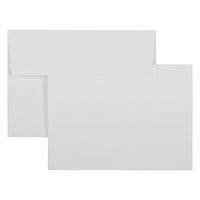 JAM Paper Stationery Set, A7, 5.25 x 7.25, Envelopes and A7 Cards, White, set of 50 (57595788)-White