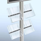 Azar Displays – Tablette latérale pour brochures, 10 x 9,25 po (300270)-Tablette latérale pour brochures