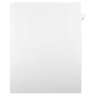 Mark Maker Legal Exhibit Index Tab White Single Tabs, 1/25th Cut, Letter Size, No Holes, Number 4, 25 Pack-White Single Tabs, 1/25th Cut