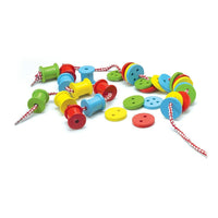 The Original Toy Company Threading Buttons & Spools (OTC59450)-Includes 32 pieces