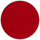 Flash Furniture 48" Round Red Thermal Laminate Activity Table - Standard Height Adjustable Legs-Scratch and Stain Resistant Surface