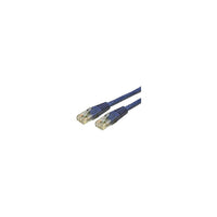 StarTech C6PATCH100BL 100' Cat 6 Molded Patch Cable, Blue-Dual RJ-45 Male connectors ensure seamless connectivity