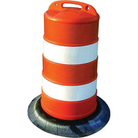 CCI Canada Trailboss Channelizer Drums, 41.27" High, Orange-Reflective Stripes - High Intensity Grade