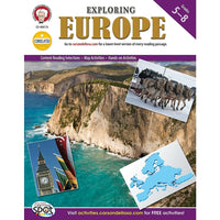 eBook: Mark Twain 404174-EB Exploring Europe - Grade 5 - 8-You will receive two emails: one confirming your entire order, and one with a "Download Software" buttonYou can download immediately or return to your email to download later