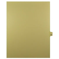 Mark Maker Legal Exhibit Index Tab Buff Single Tabs, 1/25th Cut, Letter Size, No Holes, Number 165, 25 Pack-Buff Single Tabs, 1/25th Cut