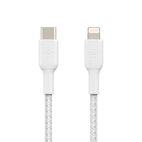 Belkin 3' USB-C To Lightning Cable - White-Supports fast charging
