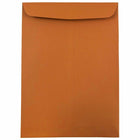 JAM Paper Open End Catalog Envelopes - 9" x 12" - Dark Orange - 25 Pack -Colour: Dark Orange