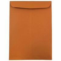 JAM Paper Open End Catalog Envelopes - 9" x 12" - Dark Orange - 25 Pack -Colour: Dark Orange