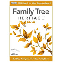 Individual Software Family Tree Heritage Gold 16 [Download]-Access over 14 billion historical records, photos, and documents to discover your family s history for FREE!