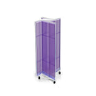 Azar Displays Pegboard Pinwheel Unit, 44" x 13.5", Purple (700443-PUR)-Purple plastic