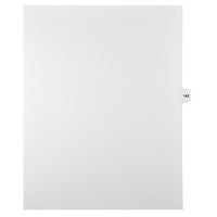 Mark Maker Legal Tabs - Letter Size - White - 1/15th cut - 25 tabs per package - 5 packages Pack - Number 142-White Single Tabs