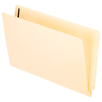 Pendaflex End-Tab Manila Fastener Folders - Legal Size - 50/Box-Full double-ply reinforced tabs for added durability