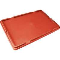 Quantum Storage Systems Cover For Stack & Nest Tote - Red - 5 Pack-For series - SNT180, SNT185