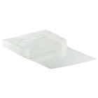 JAM PaperMD – Grand porte-documents avec rabat à insertion, 10 x 13 1/2 x 1 3/4 po, séparateur transparent, 4/paquet-Fini : Rainuré