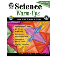 Carson Dellosa Science Warm-Ups, Grade 5-8+ (CD-404259)-Daily format is perfect for science warm-ups or review