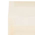 JAM Paper 4bar A1 Envelopes, 3.63 x 5 1/8, Translucent Vellum Spring Ochre Ivory, 50 Pack (1591612I)-Paper Weight: 30 lbs.