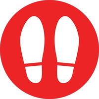 Mark Maker 12" Circular Floor Decal - Design 3212C - 4 Pack-Floor Decal