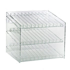 Azar Displays 12"W x 10.5"H x 8.5"D Cosmetic Display (222883)-3-tiered with 36 compartments measuring 7/8" W