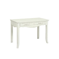 Plata Import Lu Office Desk Secretary Desk - French Style - White-Secretary desk