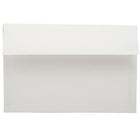 JAM Paper A9 Foil Lined Envelopes, 5.75 x 8.75, White with Ivory Lining, 100 Pack (532412546g)-Size: A9 (5 3/4" x 8 3/4")