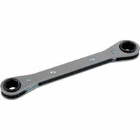 Gray Tools 1-1/8" X 1-1/4" 12 Point, Flat Ratcheting Box Wrench, Mirror Chrome Finish-Size: 1 1/8" x 1 1/4"