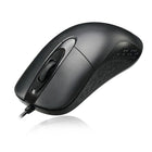 Adesso IMOUSE W4 Waterproof Antimicrobial Optical Mouse - Black-Optical sensor technology improves precision and even lets you work on most surfaces such as wood, marble and leather without a need of mouse pad.