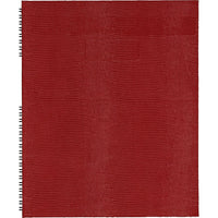 Blueline Notepro Hardcover Notebook, 10-3/4" x 8-1/2", Red Lizard-Like, 150 Pages-The durability of a hardcover plus the flexibility of a wirebound book