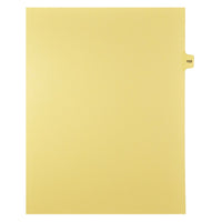 Mark Maker Legal Tabs - Letter Size - Buff - 1/15th cut - 25 tabs per package - 5 packages Pack - Number 169-Buff SingleTabs