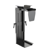 ShoppingAll Adjustable Under Desk Computer Tower Mounted Holder - Black-Compatibility: Fits most Micro ATX (Mini Tower), ATX (Mid Tower) computer cases (Check the size of your case before purchasing)
