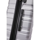 TOSCANO MAGNIFICA 30" Hardside Large Luggage - Titanium Silver-Detachable Dual Glide Tech Wheel System