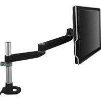 3M Dual-Swivel Monitor Arm, Black-Highly adjustable monitor arms move up, down, forward and back