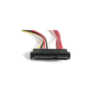 StarTech 18in SAS 29 Pin to SATA Cable with LP4 Power-One cable provides both power and data connections