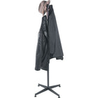 Global 63" Coat Tree, Black-Adjustable glides