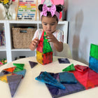 MAGNA-TILES Classic 32-Piece Magnetic Construction Set-Developmental: Certified STEAM toy, per Dr. Gummer’s Good Play Guide™, in partnership with The Toy Association™, for aiding in the development of fine motor skills, bilateral coordination, cognitive skills, executive functioning, creativity and more