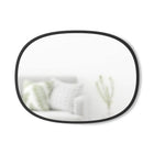 Umbra Hub Mirror Oval 18" x 24" - Black-Decorative Rubber Frame: Hub's innovative rubber frame not only adds to the look of this wall mirror, but also doubles as a protective bumper