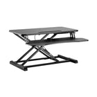 Uplite Sit Stand Desk Riser Desktop Converter - Black-Ergonomic Solution: This standing desk sits on top of your current desk, allowing you to sit or stand on demand.