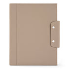Tru Red Minimal Padfolio - Vegan Leather - Cream (WRC2396TR-CREAM)-Padded tablet section fits most 13" tablets
