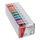 Pendaflex Numeric Assorted End Tab Filing Labels Starter Kit-Size: 1-1/4"W x 15/16" H