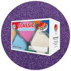 Sandtastik Classic Coloured Sand, 10 lb (4.5 kg) Box, Purple-Fine grain with natural sparkle throughout