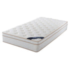 Brassex – Matelas  de format lit simple à surface Euro, 10,5 po, avec ressorts ensachés-Surface Euro