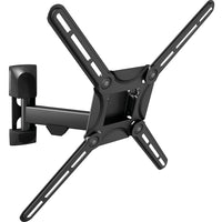 Barkan Curved / Flat Panel Single Arm TV Wall Mount, Full Motion, Fits 29" to 65" (3300.B)-Suitable for curved/flat screens up to 65" (max 88 lbs/40 kg)
