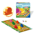 Ravensburger Allez les Escargots (French Edition)-QUALITY CONTENT: 1 game board, wooden elements that are pleasant to handle and suitable for small hands (6 large coloured snails and 2 large coloured dice), 1 rule book -  from 2 to 6 players and from 3 years old - a game lasts on average 10-15 minutes