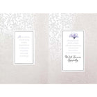 Rosedale Gold 5 1/2" x 8" Greeting Cards/Envelopes - 6 Pack-Printed on premium uncoated card stock