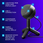 Logitech G Yeti Orb Condenser RGB Gaming Microphone - Black-Total Software Control with G HUB: Access controls for your Yeti Orb mic and all your Logitech G gear, including gaming mice, keyboards, Litra lights and more, all in one place
