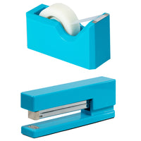 JAM Paper Office & Desk Sets, Stapler Tape Dispenser, Blue (3378BL)-Colour: Blue