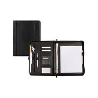 Bugatti Lezard Textured Rind Binder - Vegan Leather - Black (RGB2391BU-BLACK)-Black, Textured Vegan leather