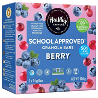 Healthy Crunch School Approved Berry Granola Bars-Berry