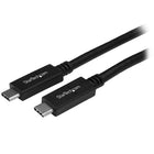StarTech USB-C to USB-C Cable, M/M 3 ft, USB 3.0, 5Gbps (USB315CC1M)-Supports data transfer rates up to 5Gbps